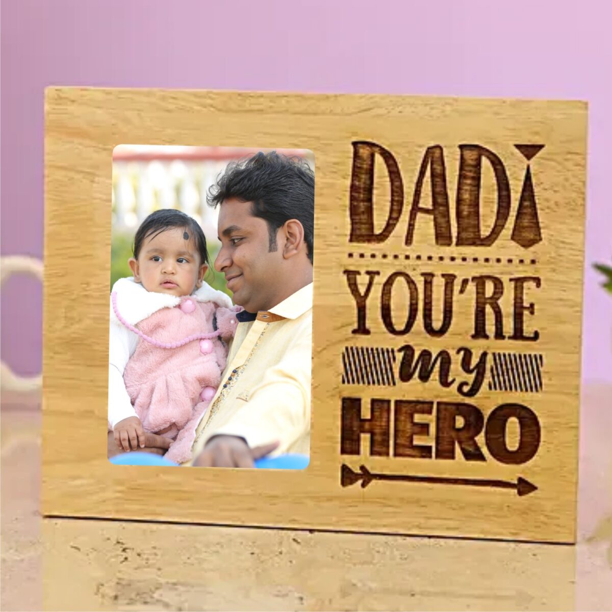 8x10 Inches UV Printed MDF Plaque for Fathers Day