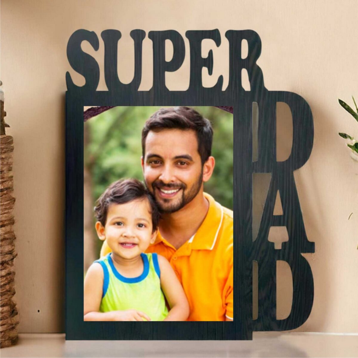 Super Dad Photo Cutout Frame
