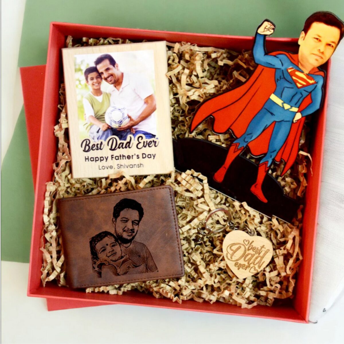 4 In 1 Fathers Day Combo with Fridge Magnet