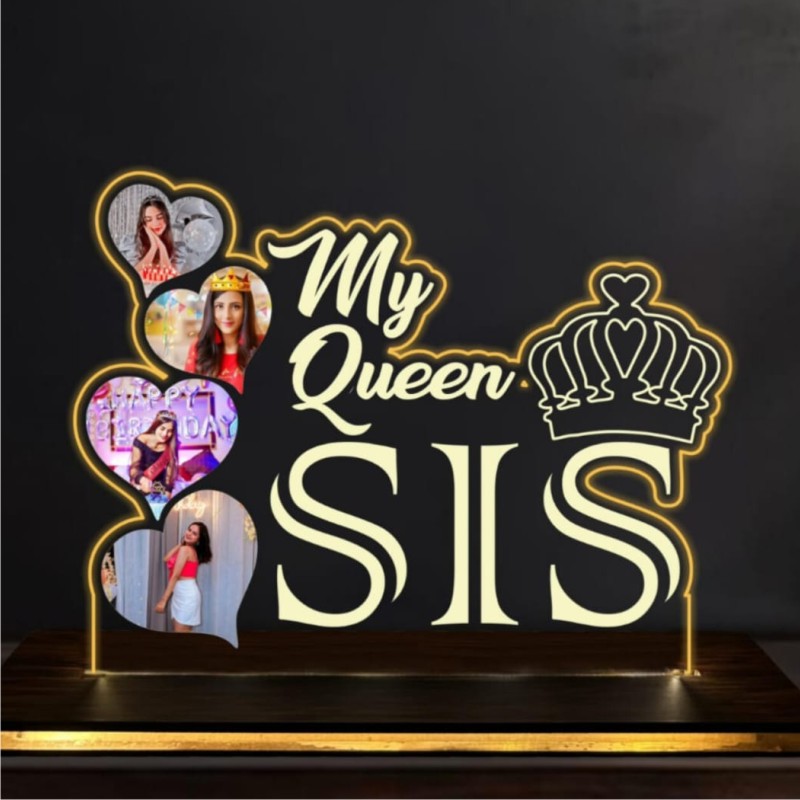 LED Photo Acrylic Frame for Bro and Sis