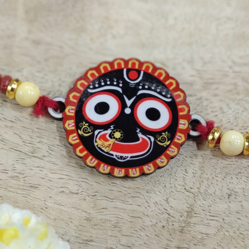 Lord Jagannath Face Rakhi