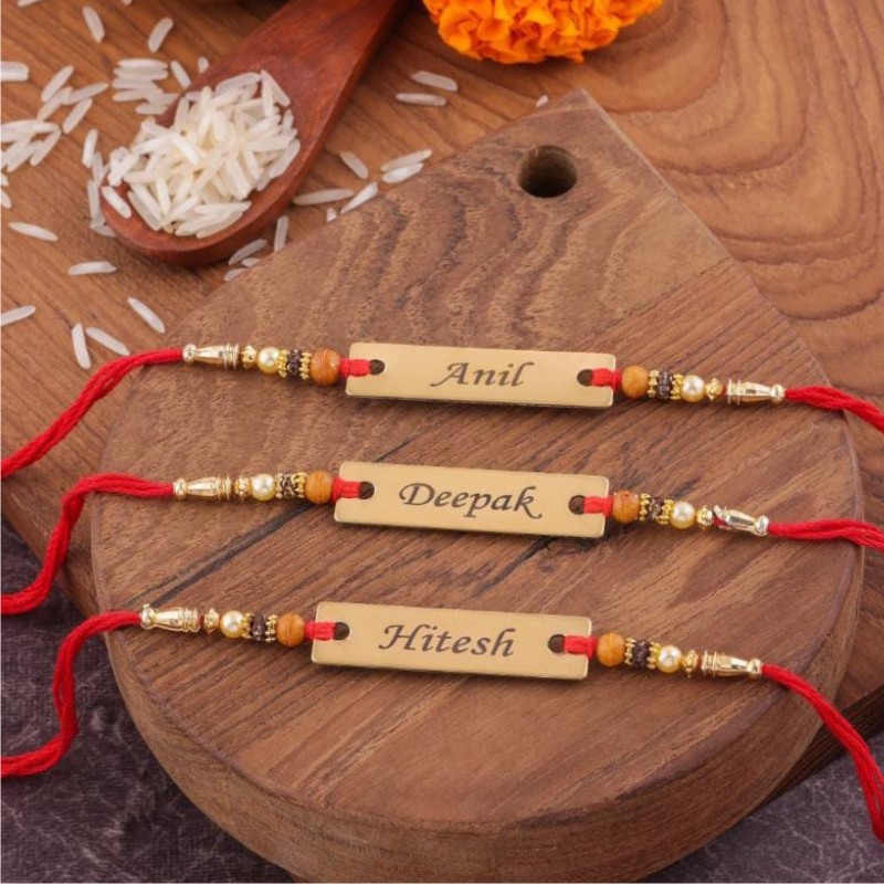 Wooden Name Rakhi