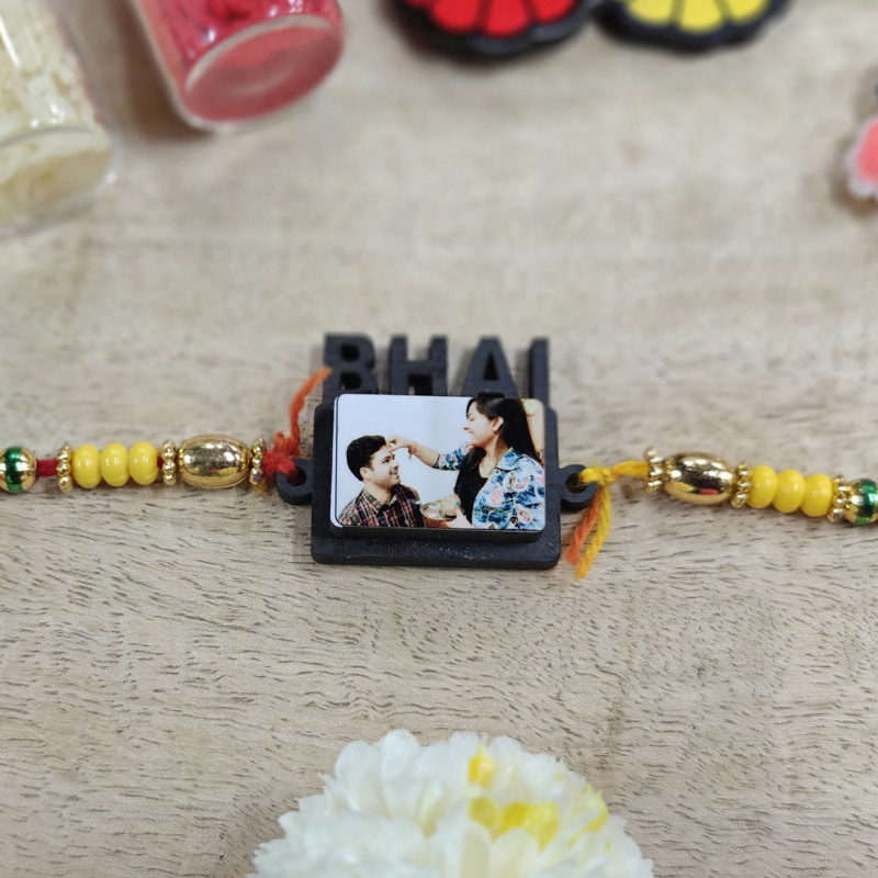 BHAI Personalized Double Layered Rakhi