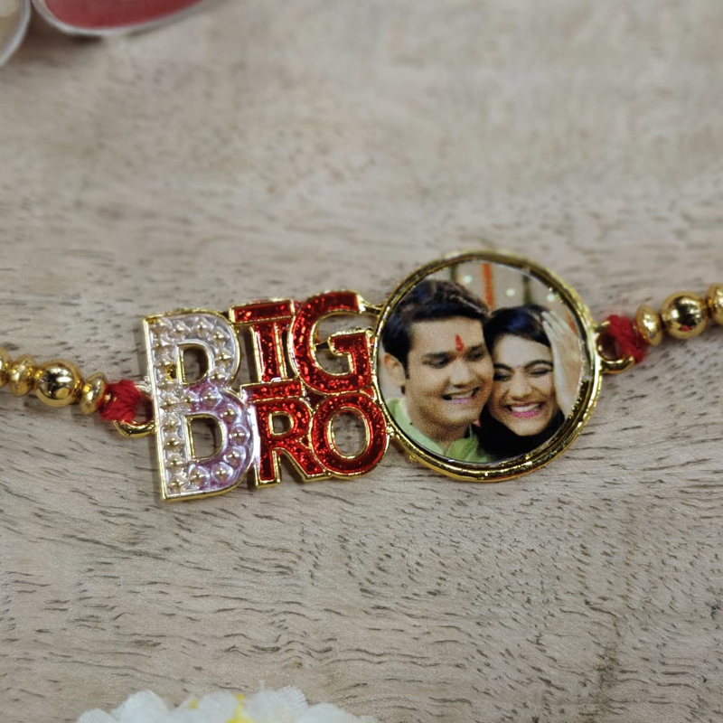 BIG BRO Metal Photo Rakhi