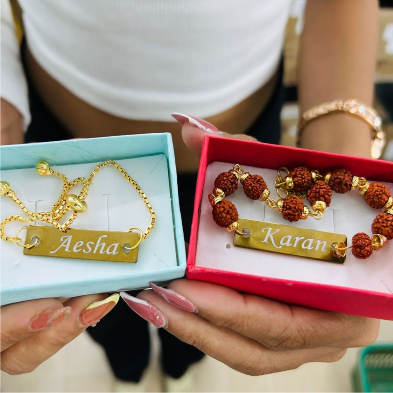 Hot Selling Bhai Bhabhi Rakhi Set for Rakshabandhan